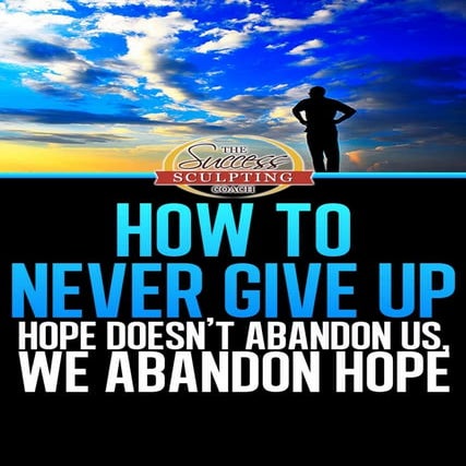 Stephen pierce on how to never give up