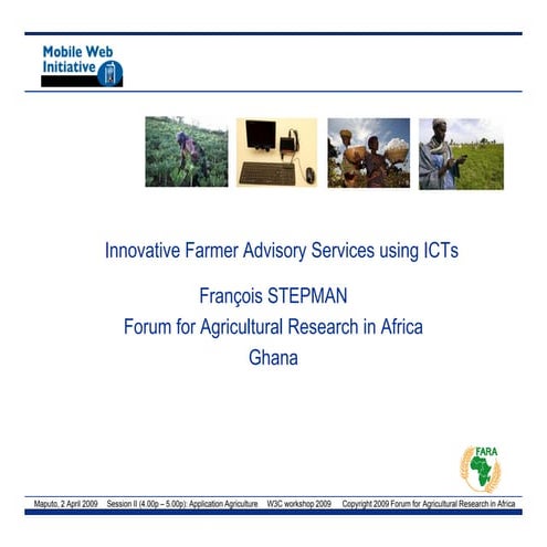 Stepman FARA CIRAD 2010