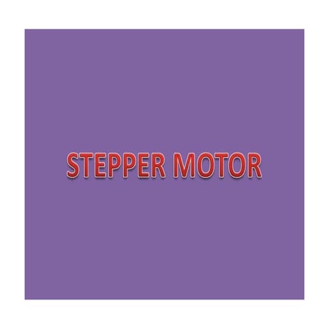 Stepper motor