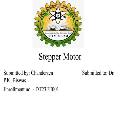 A Stepper Motor Power Point Presentation