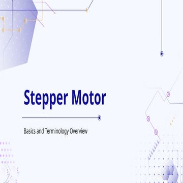 Stepper motor ppt | PPTX