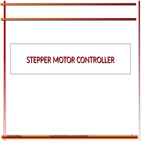 Power driver circuits of stepper motor | PPT