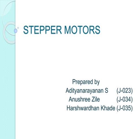 Stepper motors