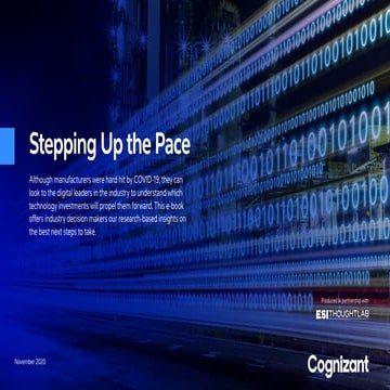 Stepping Up the Pace