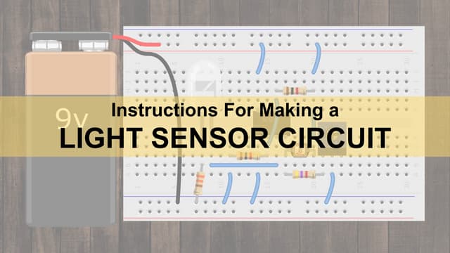 How to Make a Light Sensor Circuit with Adjustable Sensitivity Circuit Diagram