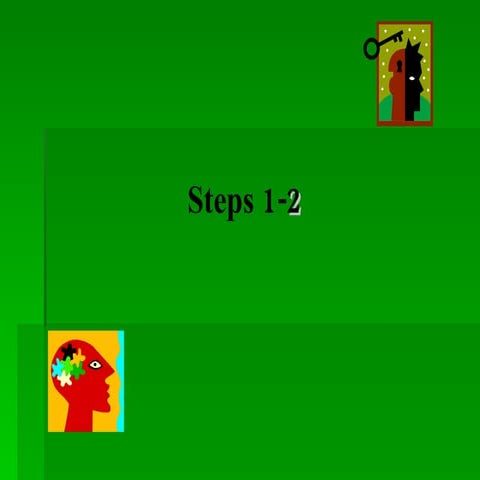 Steps 1 2