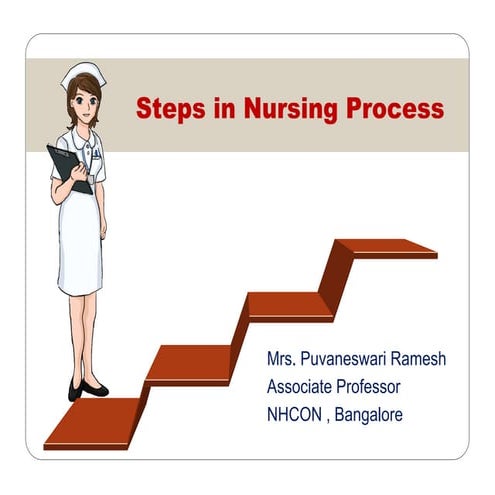 Steps in nursing process