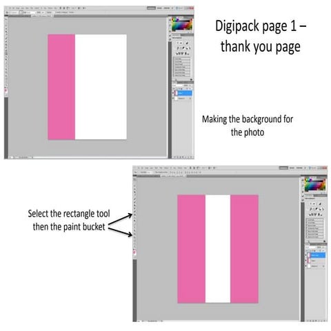 Steps of photoshop