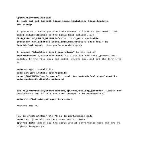 Steps to build and run oai