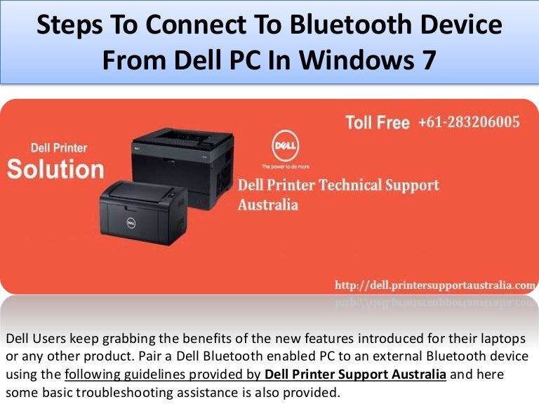 dell bluetooth printer