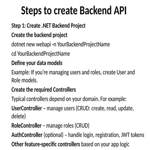 Simple Steps to create Backend API Beginners.pptx