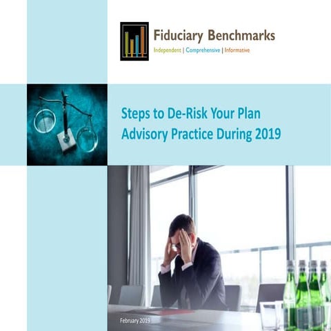 Steps to De-Risk Your Plan Adivsory Practice