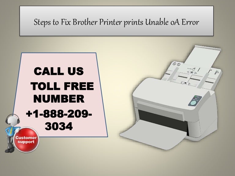 Steps to fix brother printer prints unable 0a error