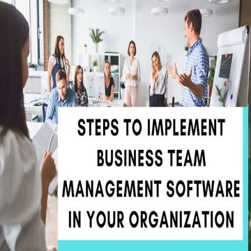 Steps to Implement Business Team Management Software in Your ...