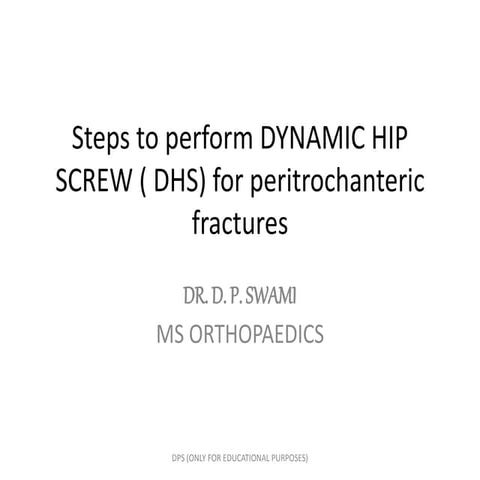 dynamic hip screw | PPTX