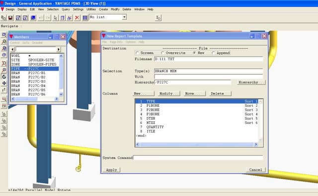Steps to prepare MTO (Material Take Off) in PDMS