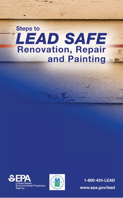 Lead Paint Epa Brochure