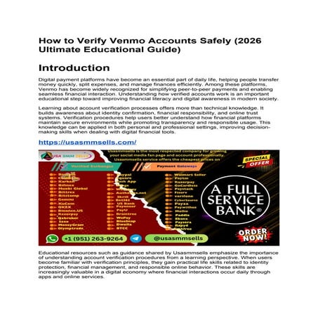 _Steps to Securely Create and Manage Your Venmo Account in 2026.docx