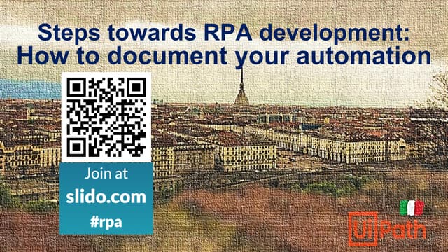 Steps towards RPA Development: How to Document your Automation.pdf