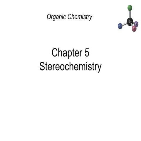 Stereochemistry