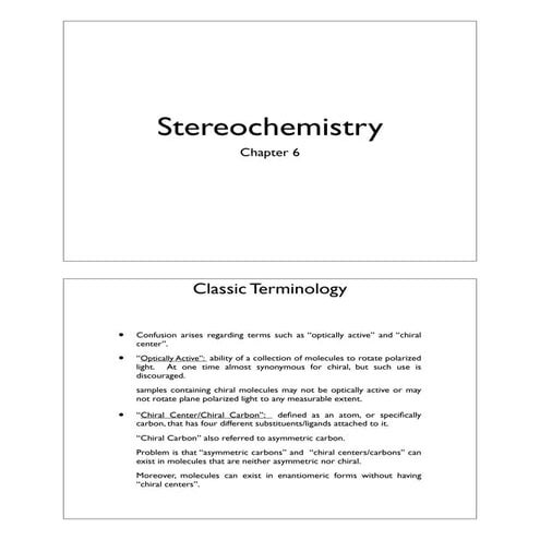 Stereochemistry lecture