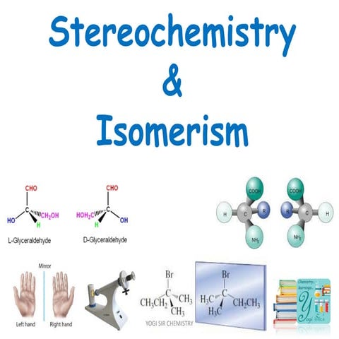 STEREOCHEMISTRY ISOMERISM OPTICAL ISOMERISM