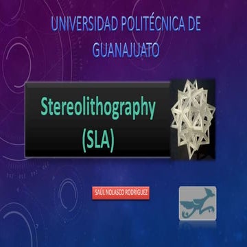 Stereolithography