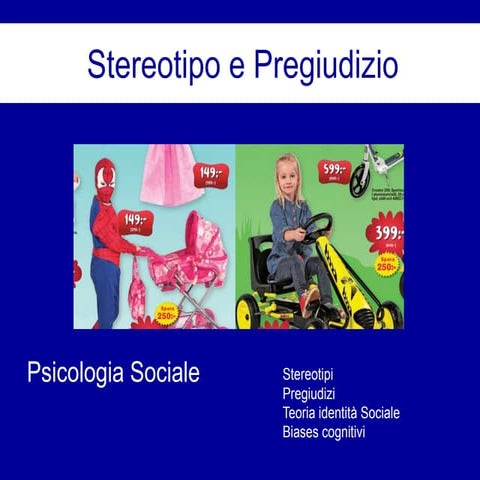 Stereotipo e pregiudizio
