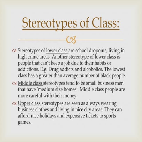 Stereotypes