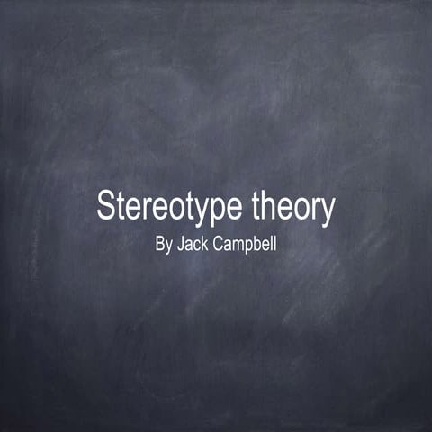 Stereotype- A2 Media by Jack Campbell