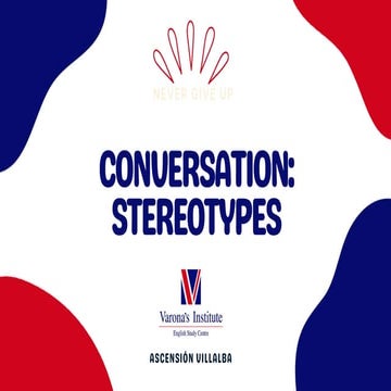TRINITY CONVERSATION: STEREOTYPES