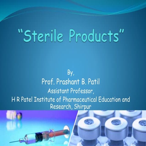 Sterile Products 