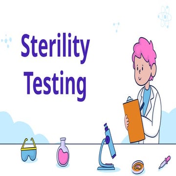Sterility Testing  for Microbiology.pptx