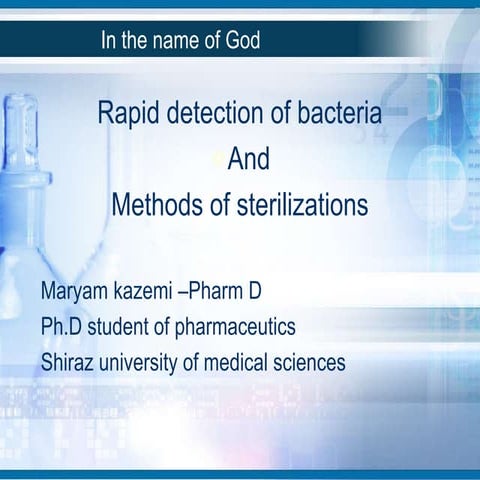 Sterilization mathematics (F0. Fphy, Fbio, Sterility Assurance (SAL ...