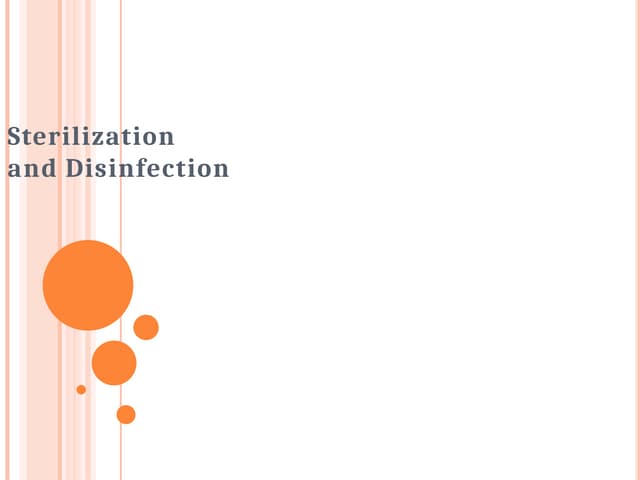 Sterilization and disinfection.pptx alcohol