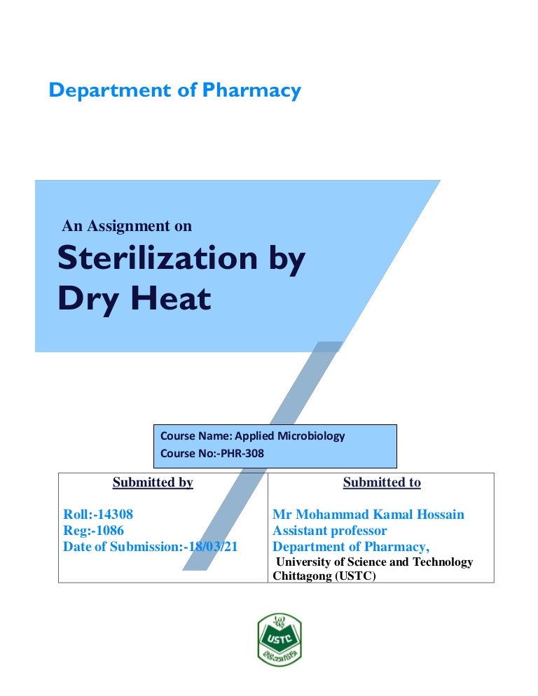 Sterilization by dry heat(applied microbiology)