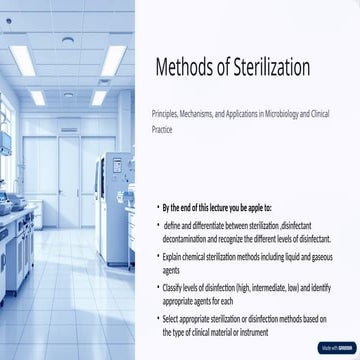 Sterilization mathematics (F0. Fphy, Fbio, Sterility Assurance (SAL ...
