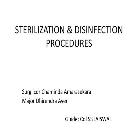 STERILIZATION & DISINFECTION PROCEDURES new - final.pptx