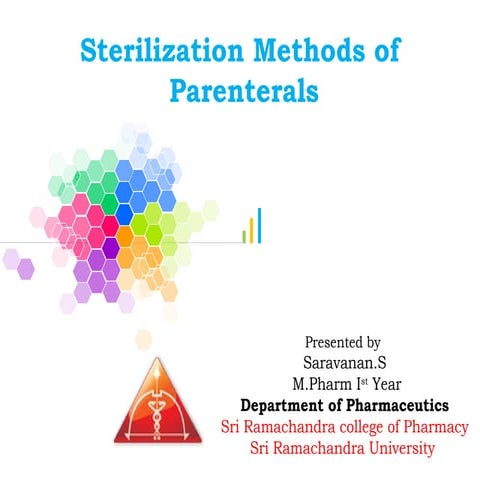 Sterilization methods of parenterals