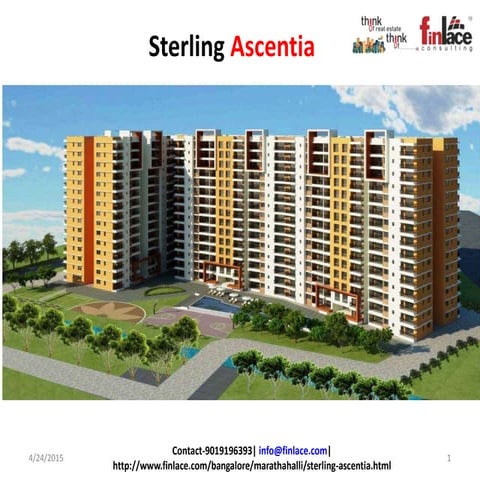 Sterling Ascentia Marathahalli, Bangalore, offering 2 & 3 BHK apartments.