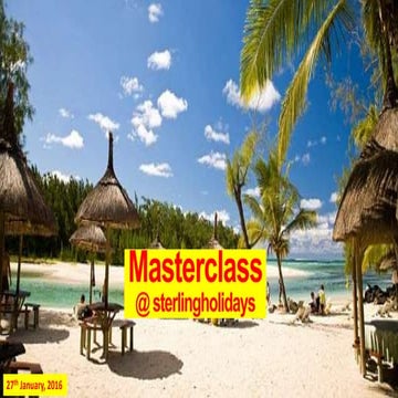 Sterling master class  digital