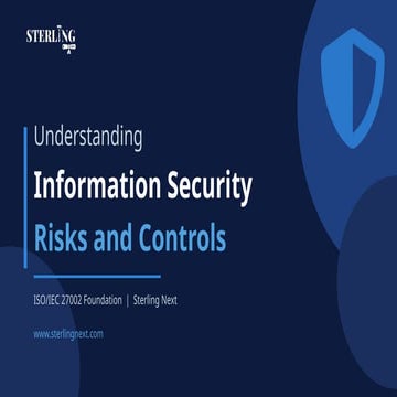 Understanding Information Security Risks Controls And Cybersecurity ...