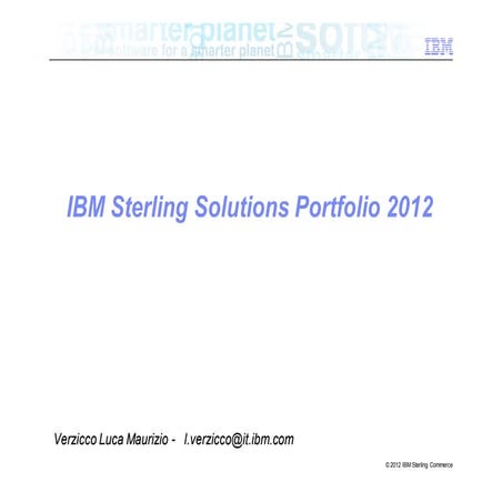 Sterling overivew settembre 2012 