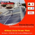 Sterna security system   40 kwp solar power plant 