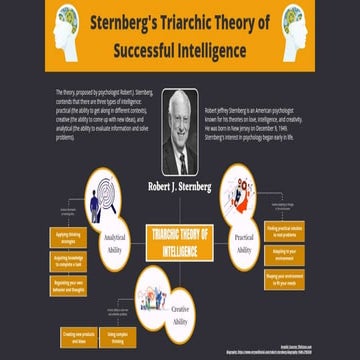 Sternberg's Triarchic Theory of Successful Intelligence (Concept Map Presenta...