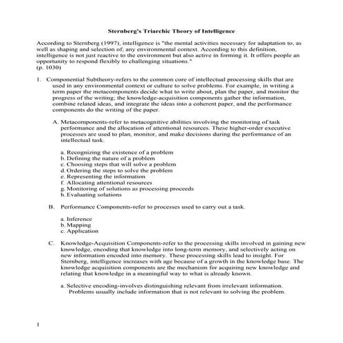 Sternberg triarchictheoryofintelligence