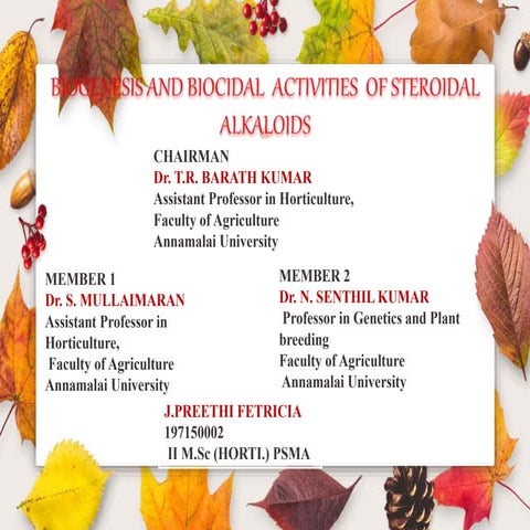 steroidal alkaloids.pptx