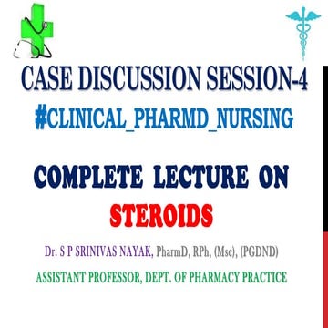 Steroids complete lecture ppt
