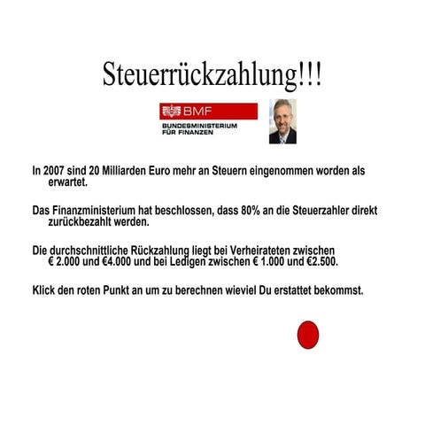 Steuererstattung 2007