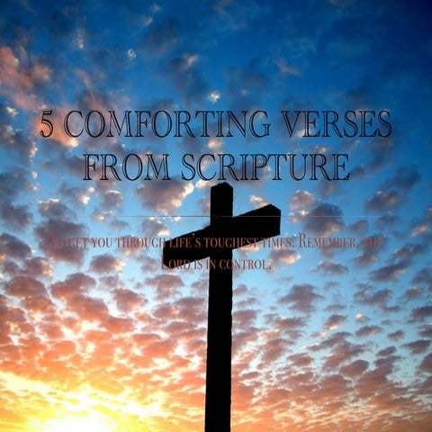 Steve Munsey: 5 Comforting Bible Verses